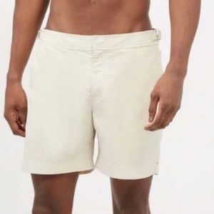 Orlebar Brown Bulldog Swim Trunks Beige Size 34